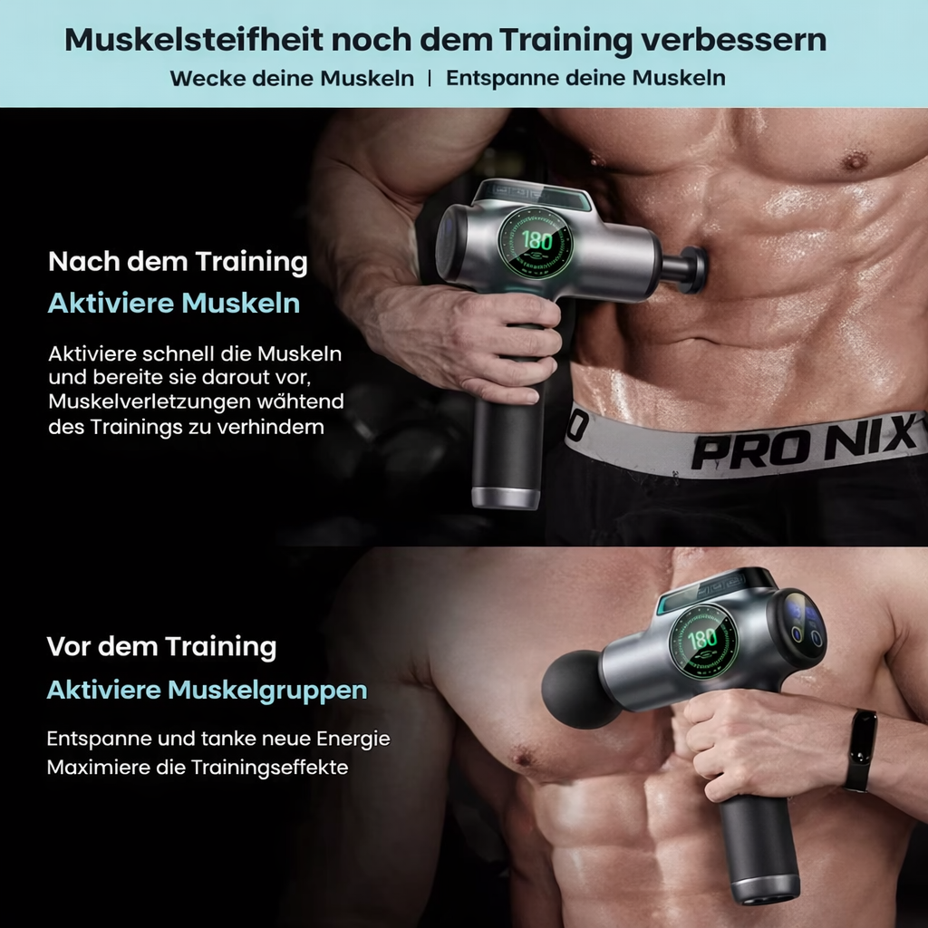 Massagepistole für die Muskelregeneration | Massage