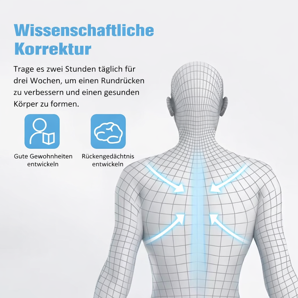 Intelligenter Haltungskorrektor für einen starken Rücken | Bessere Rückenhaltung
