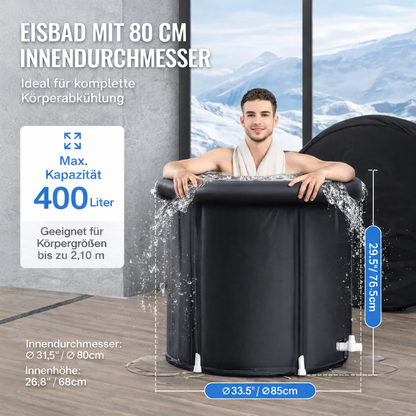 Premium Eisbad Tonne | Kältetherapie