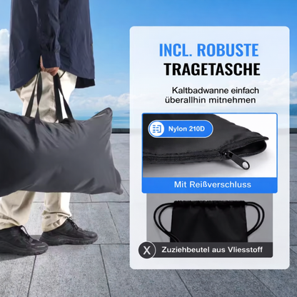 Premium Eisbad Tonne | Kältetherapie